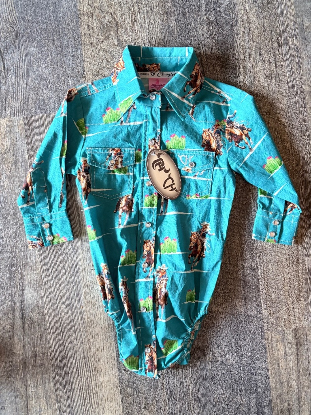 Cowgirl Hardware Infant Onesie - 18m